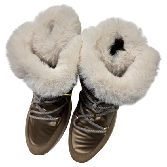 Geox Womens Falena Brown Snow Boots Size 9 - Picture 10 of 13